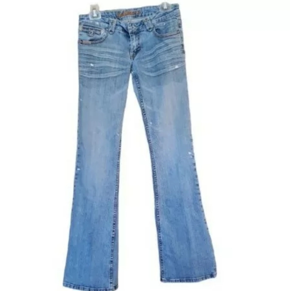 Bubblegum stretch jeans vintage 90’s low rise